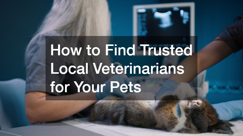 How to Find Trusted Local Veterinarians for Your Pets